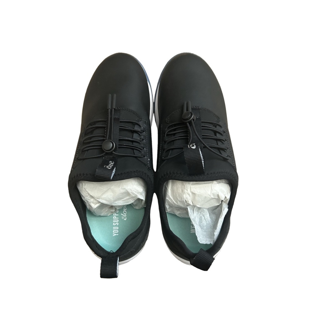 NEW w/o Box Women's Black CLOVE’S Sneakers Size W10.5/M9, Black/Blue